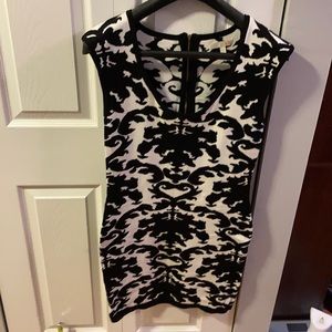 Body-con sweater mini dress